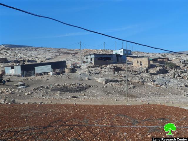 Stop work orders served on structures Kherbit al-Tawil