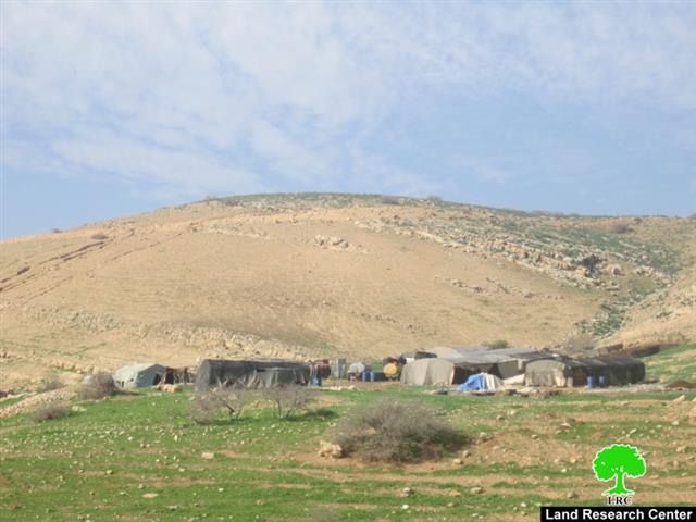 Sending five stop-work and evacuation orders to five Bedouin families