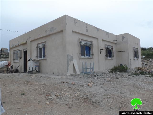 Stop-work  order on a residence in Battir  village