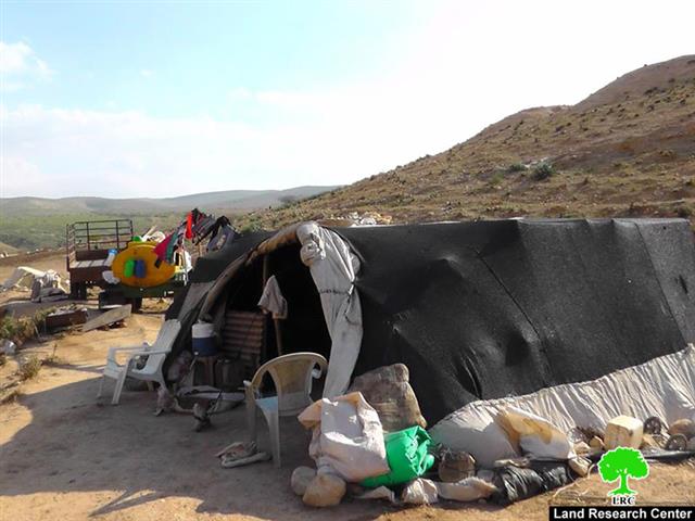 Eviction orders for 21 Bedouin families in Ibziq