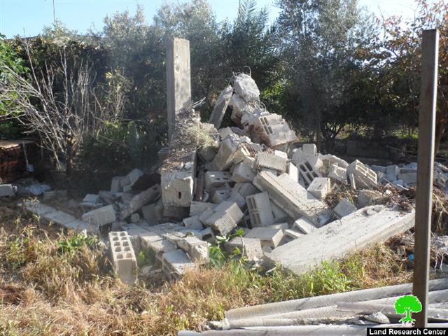 A residential room leveled in Shuwaika