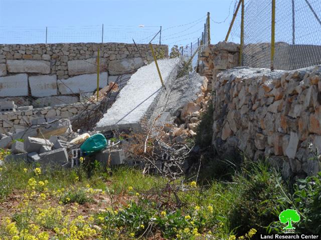 LRC: Demolition of  a number of agricultural and residential structures in Farsh al-Hawa