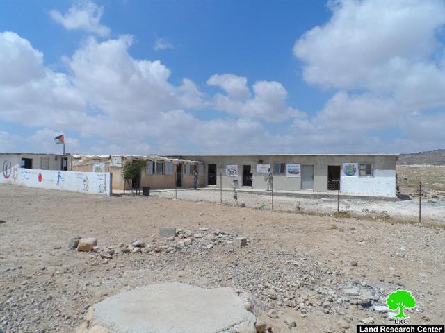 A school raided in Massafer Yatta – Hebron Governorate