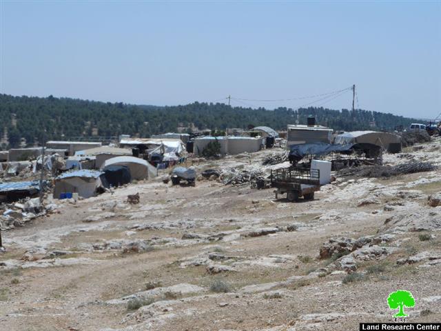 الاحتلال يهدد بتدمير خربة غوين جنوب السموع  في محافظة الخليل