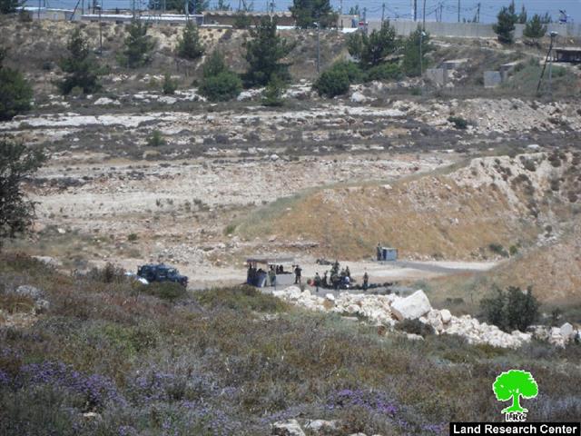 Eviction Order on a Piece of Land in Khirbet al-Nazer near Farsh al-Hawa area / Hebron Governorate