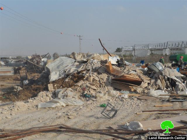 هدم تجمع بدوي ” أبو العجاج” جنوب شرق قرية الجفتلك