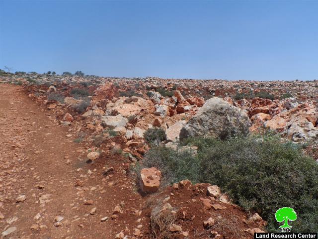 Demolition of a Retaining Wall in Qusra- Nablus