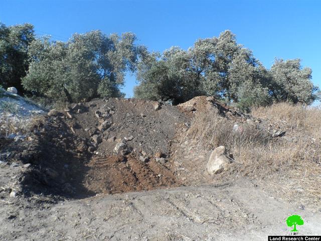 الاحتلال الإسرائيلي يعزز إغلاق الطرق الزراعية في بلدة يعبد