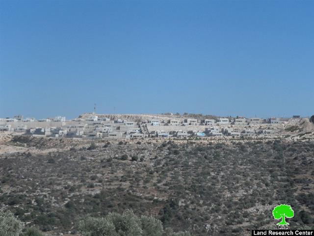 كاميرا مركز أبحاث الأراضي ترصد أعمال البناء لإنشاء مستعمرة جديدة غرب بلدة كفر الديك