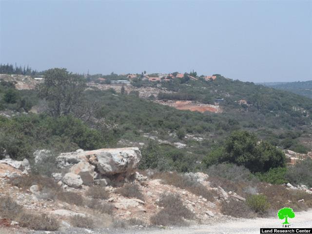 Expansion work  in “Yakir” settlement in Nablus Governorate