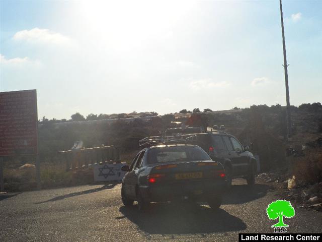 A new military checkpoint at Izbet Shofa