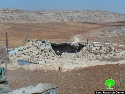 هدم  4 غرف سكنية في خربة الطويل / محافظة نابلس