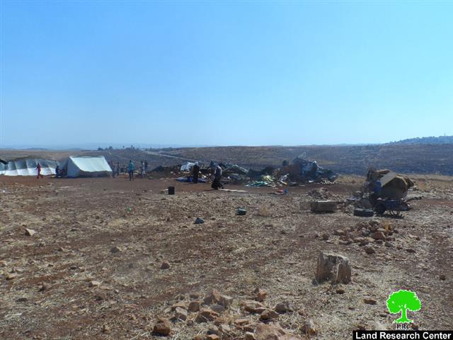 Six tents and a barn demolished in Ramallah