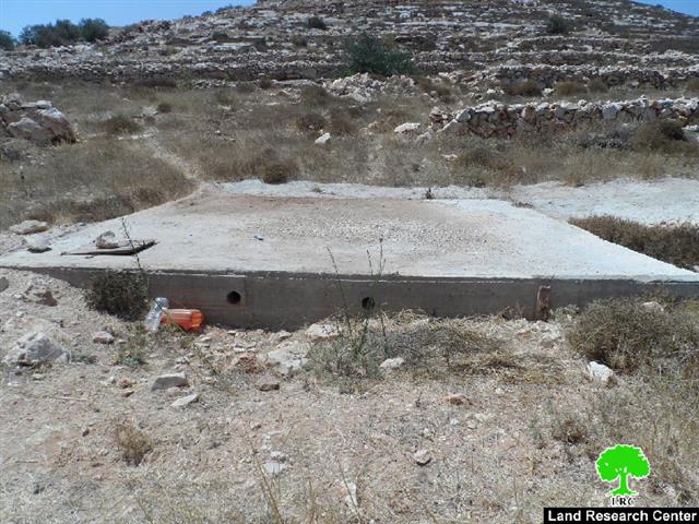 Stop work orders on water cisterns and an agricultural rood in Karmeh town