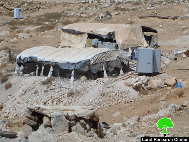 Stop work orders on structures in Wadi al-Rakhaim