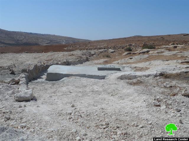 الاحتلال يهدد بهدم منشآت زراعية في منطقة ” جدوعان ” شرق يطا