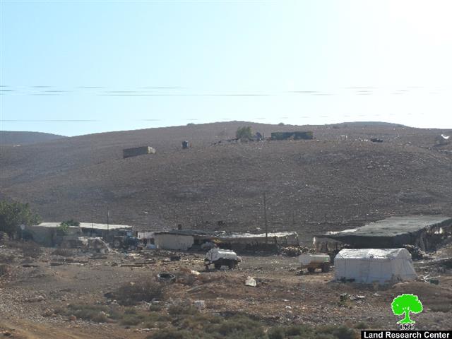 The Israeli occupation Army confiscated three tractors from Khirbet Ibziq