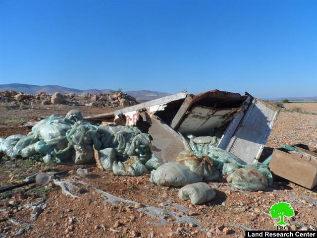 الاحتلال الإسرائيلي يهدم عدداً من الغرف السكنية في قرية بردلة