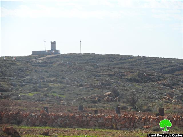 The Israeli occupation establishes a military zone in Qusra village