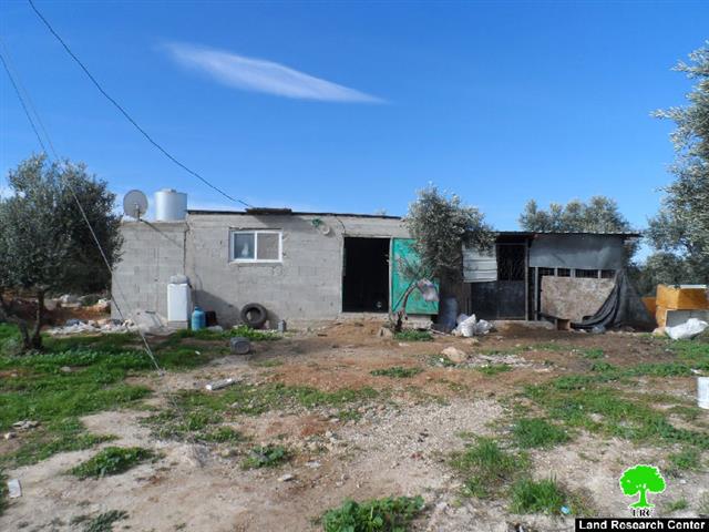 Stop-work orders on six residences in the Palestinian village of al- Kum