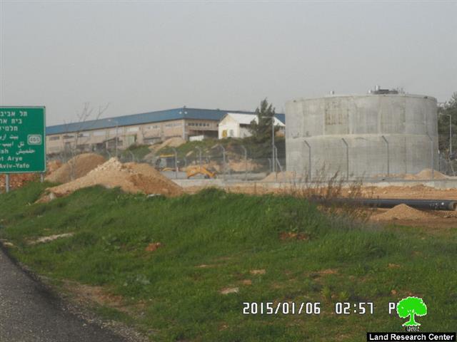 Excavations  works nearby Halmish colony