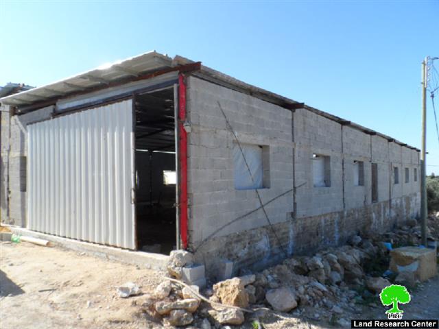 Stop-work orders on a agricultural structure in Idhna