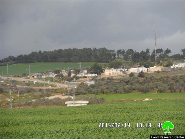 The Israeli  military camp Salim threatens the  lives of Jenin residents