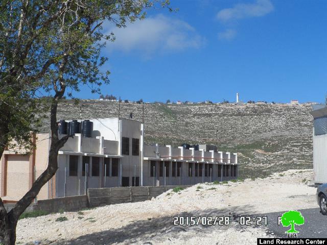 خط شعارات تحريضية على جدران مدرسة ذكور عوريف الثانوية