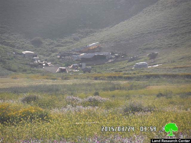 مصادرة صهريجين لنقل الماء في خربة الفارسية / محافظة طوباس