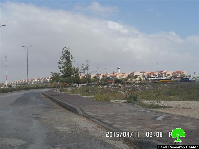 شق طريق استعماري جديد يخدم مستعمرة ” جيفع بنيامين”