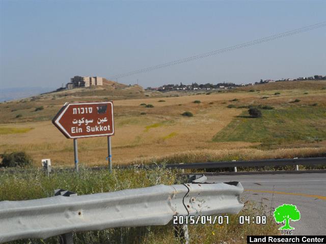 The Israeli occupation transforms al-Sakut area into a resort for colonists