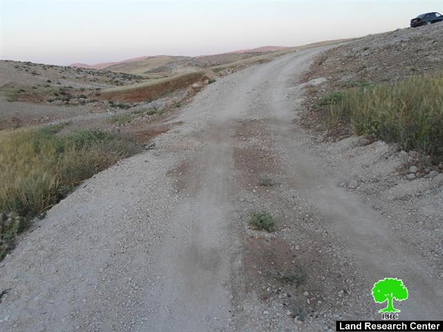 A final demolition order on a road in the Hebron village of Yatta