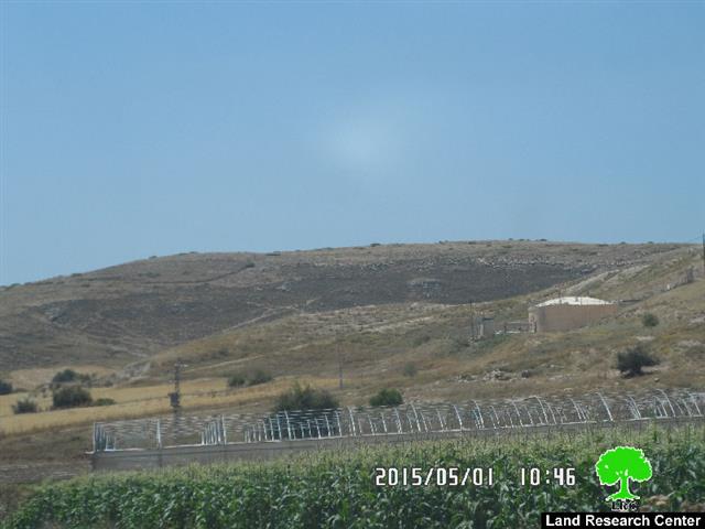 Israeli military trainings cause fire to 50 agricultural dunums of pastures in al-Himmih area