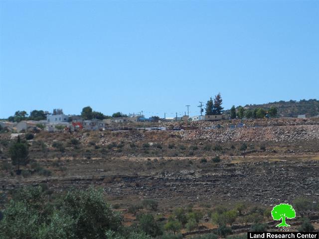 Rachelim colonists take over new area from the Nablus village of Yatma