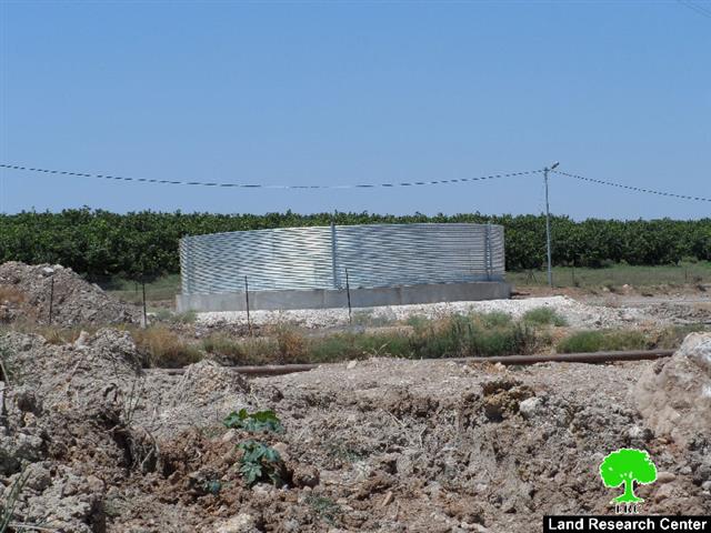 Stop-work orders on structures in the Tubas village of Ein Al-Beida