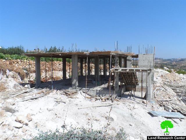 Stop-work orders on structures in the Hebron village of Beit Ummar