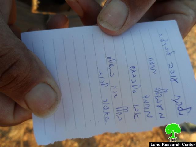 هدم خيام سكنية وزراعية في خربة حمصة التحتا في الأغوار الشمالية