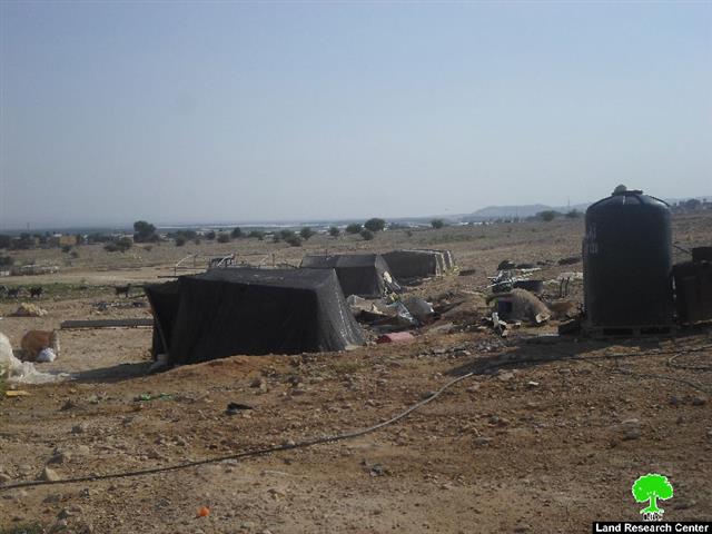 Demolition order on a farm and residences north Jericho