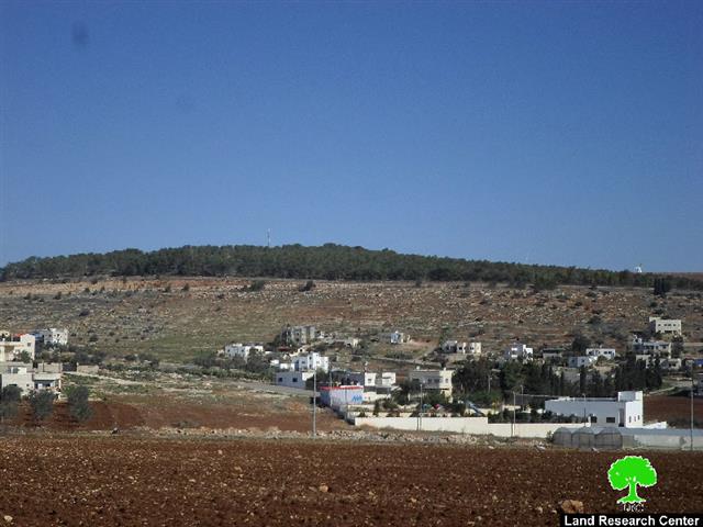 مستعمرة ” ميراف” خطر حقيقي تهدد أراضي قرية جلبون الزراعية