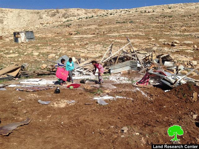 The Israeli Occupation Forces demolish 6 structures in East Jerusalem Bedouin community of Abu Nowar