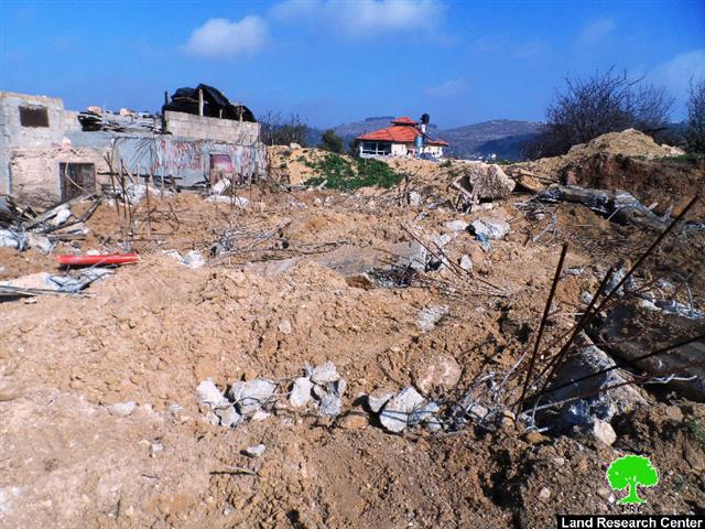The Israeli occupation demolished an under construction house in Hebron