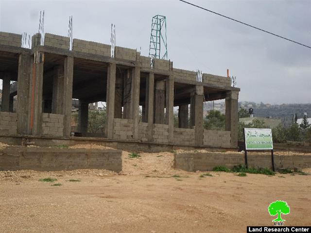 With only 24 hours to object : Stop-Work orders on five residences and a mosque in the Salfit town of Deir Ballut