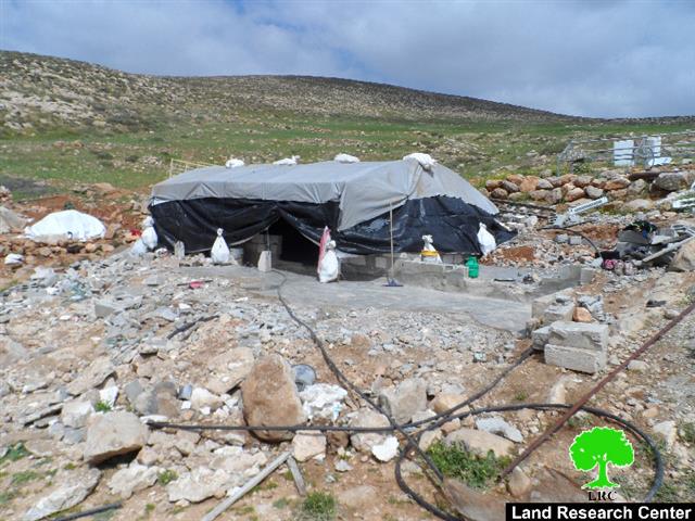 Israeli Occupation Forces demolish residential and agricultural structures in Yatta town