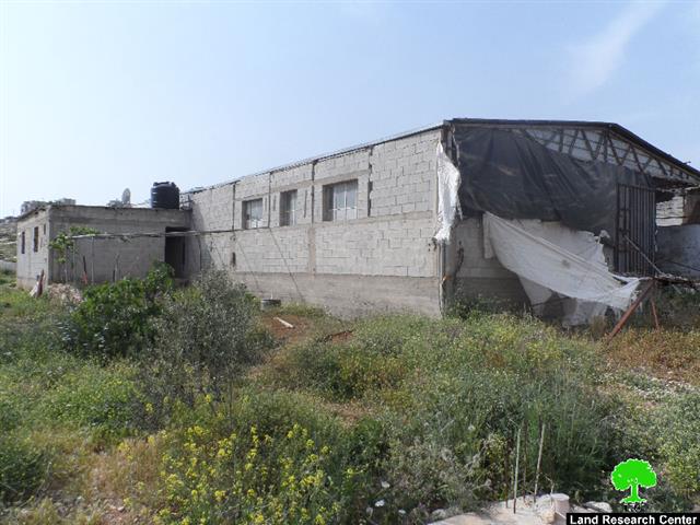 Israeli Occupation Forces notify chicken farm and water well of demolition in Nablus city