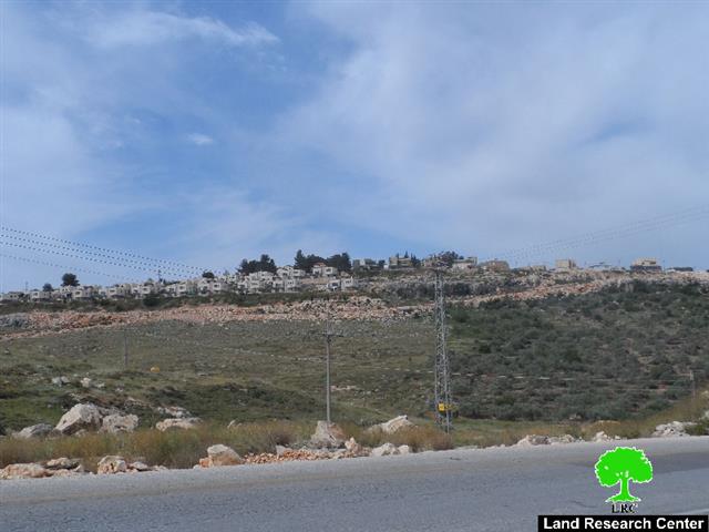 Expansion works on Kiryat Netafim colon, west Salfit governorate