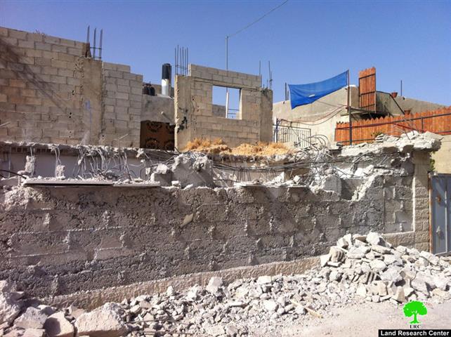 Forcing the Bkeirat’s to demolish their residence