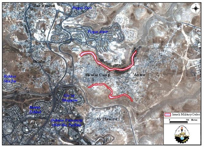 The Wall strangulates ‘Anata and cuts off Shu’fat camp