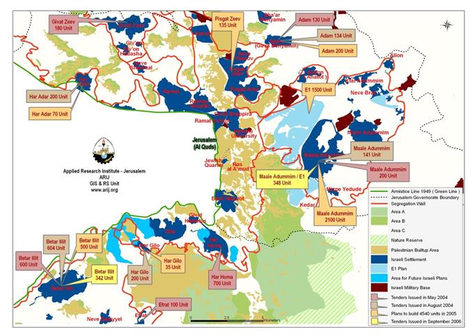 More Housing Units : New Tenders in Israeli West Bank Settlements