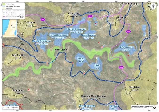 The Israelization of Qana Valley in Salfit Governorate
