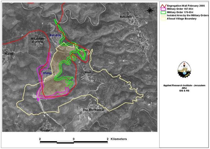 New Military Orders in ‘Aboud Village – Ramallah District